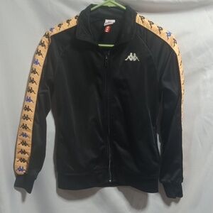 Kappa brand logo bomber zip up jacket